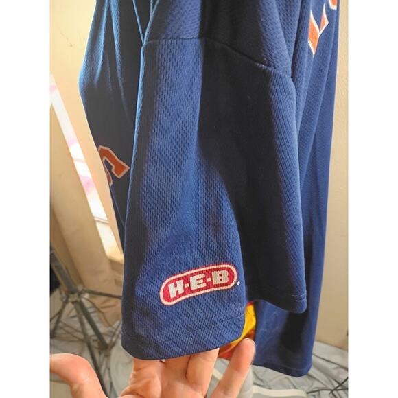 Houston Astros Baseball Jersey Correa 1 HEB Give Away Blue Sz Xl - Picture 5 of 6